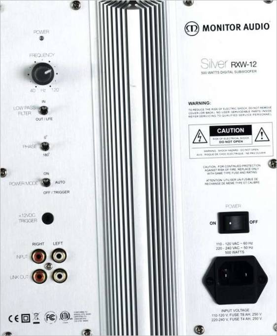 Subwoofer Audio Silver RXW-12 monitor